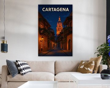 Caribbean city by Poster Art Shop
