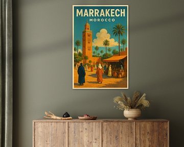 Marrakech by Poster Art Shop