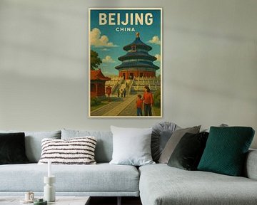 Beijing van Poster Art Shop
