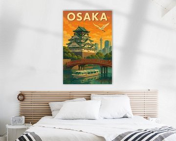 Osaka by Poster Art Shop