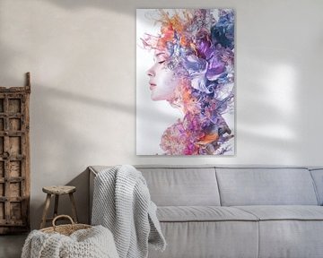 Powerful feminine energy - power woman by Mel Digital Art