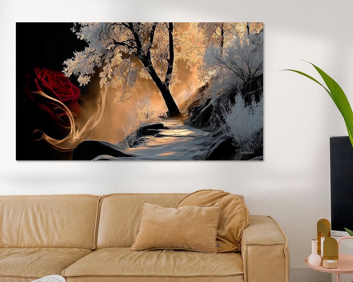 Example of the artwork in a room