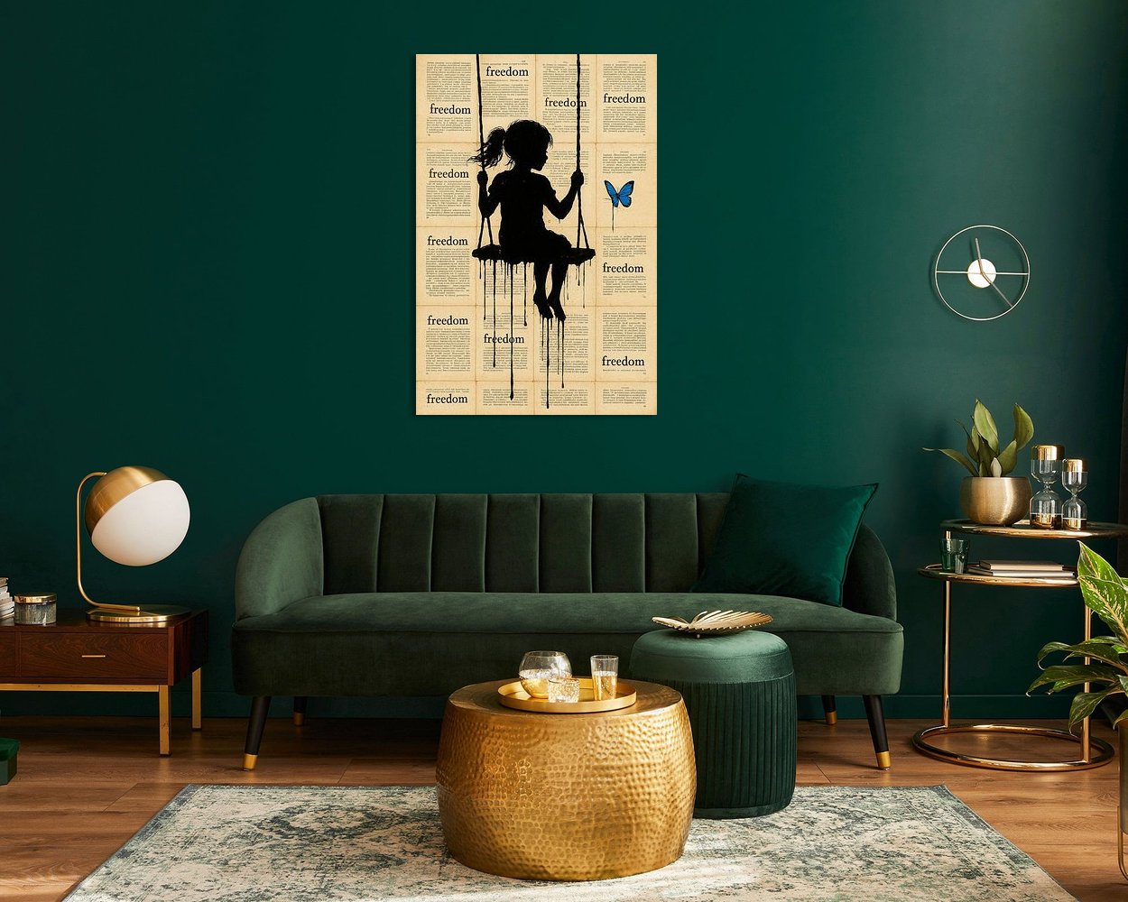Example of the artwork in a room