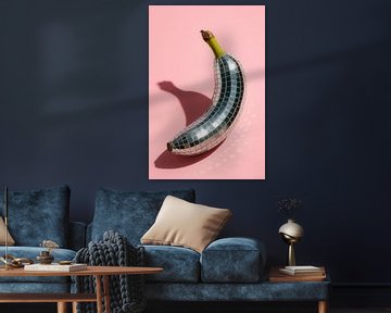 Disco Banaan – Funky Fruit op een Roze Wolk van But First Framing