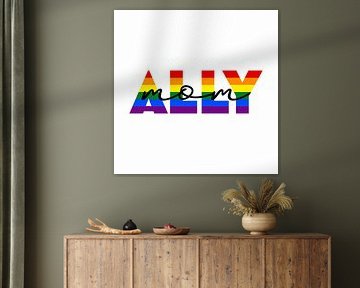 Ally Mam Regenboog Vierkant