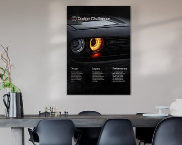 Dodge Challenger tijdschrift cover van Ali Firdaus