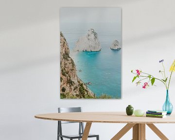 The Majestic Cliffs of Zakynthos (Keri Lighthouse 1/2) by Dixy Kracht