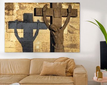 In the shadow of the light - morning silence at the cross by Walter G. Allgöwer