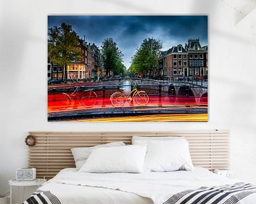 Amsterdam Herbst Nacht von Angel Flores