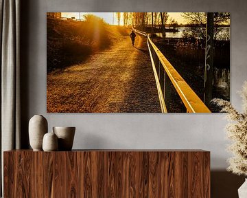 Sunset jogging by Brave Toaster Photos