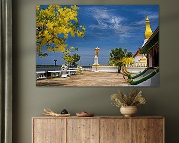 The golden stupa of Sikhottabong, between history and spirituality