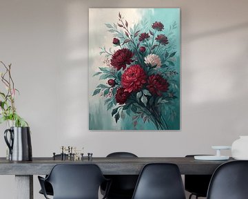 Karmijnrode Serenade van Artistic