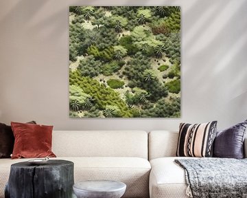 Woestijnlandschap van bovenaf van Vythryd Arts