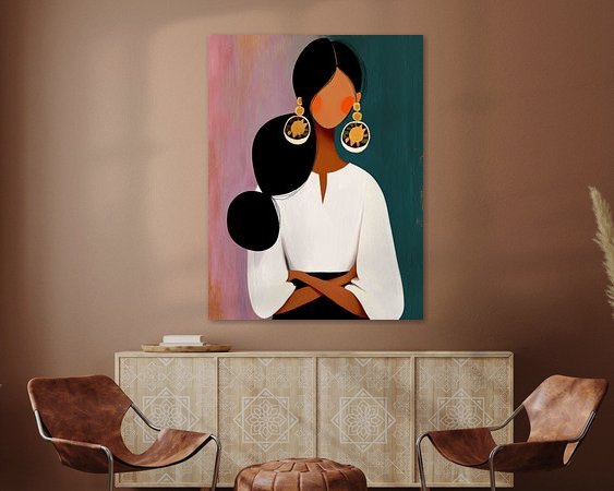 Example of the artwork in a room