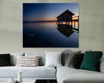 Sonnenuntergang am Ammersee von Hans-Bernd Lichtblau
