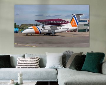 Dutch Coast Guard's De Havilland Dash-8. by Jaap van den Berg