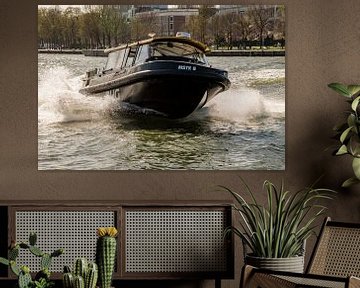 Gang is alles met de watertaxi van scheepskijkerhavenfotografie