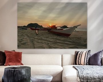 Terug van de zee