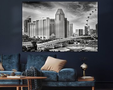 Singapur - Dynamische Skyline von Singapur von Stadtlandschaften – Rick Van der Poorten Fotografie