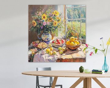 L'été sur la table - nature morte classique