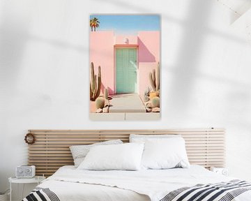Pastel Palm Springs van Philippe HUGONNARD