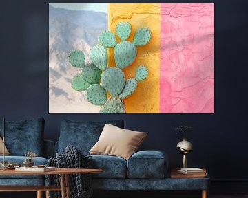 Cactus pastel II van Philippe HUGONNARD