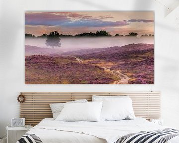 Zonsopkomst in de Gasterse Duinen, Drenthe van Henk Meijer Photography