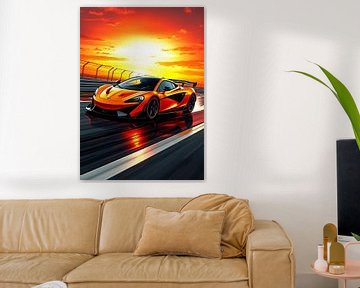 McLaren 570S Speeding on Sunset by MIROKKU