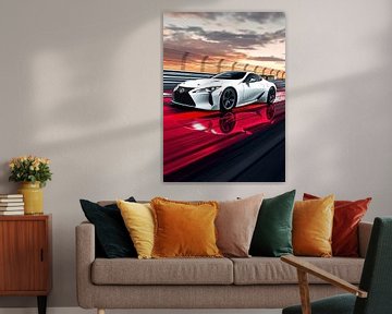 Lexus LFA Speeding on Race Track by MIROKKU