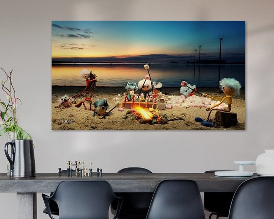 Example of the artwork in a room