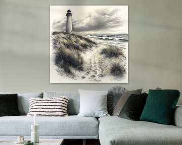 Vuurtoren van sketch