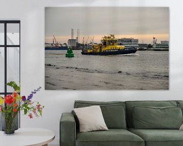 De havendienst RPA 11 in de haven Rotterdam van scheepskijkerhavenfotografie