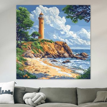 Vuurtoren van sketch