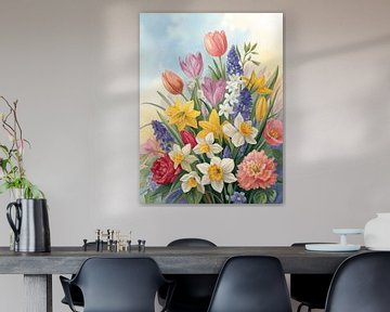 L'étreinte du printemps sur Artistic