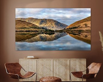 De reflecties van Killary Fjord - Ierland van Peter Bijsterveld