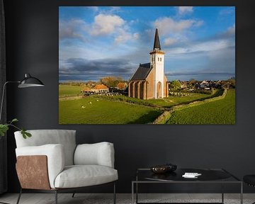 White church Den Hoorn Texel