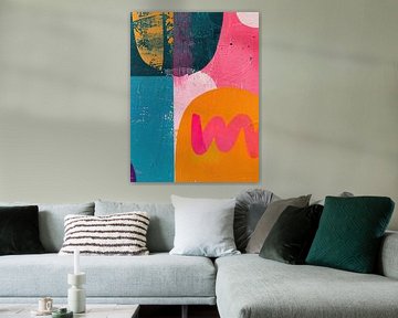 Scandinavisch minimalistisch schilderij van Modern Collection