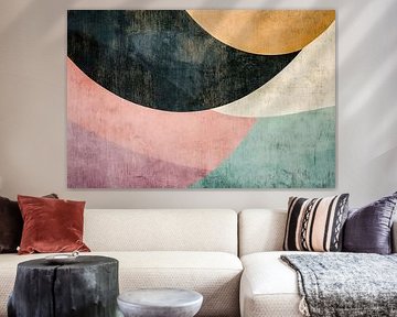 Colourful Circles | Overlapping Circles in Pastel Shades by Modern Collection