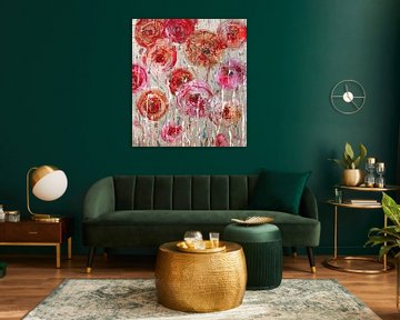 Smile flowers van Atelier Paint-Ing