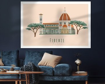 Firenze Italia van Stedenkunst