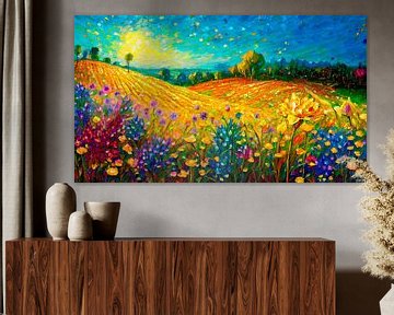 Provenzalische Landschaft à la Vincent von Studio Pieternel