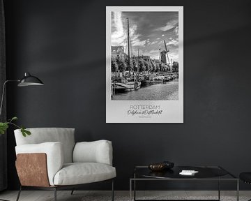 In beeld: ROTTERDAM Delfshaven met oude molen De Distilleerketel van Melanie Viola