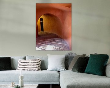 Treppenaufgang in der Engelsburg von Christine Bässler