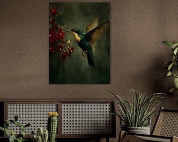 Un colibri en approche
