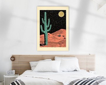 Stekelige poëzie: cactus schilderen van Niklas Maximilian