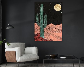 Cactus woestijnkoning: majestueuze woestijnplant van Niklas Maximilian