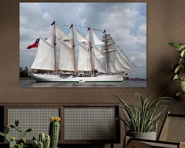 Tall Ship from Chile sur Maurice de vries