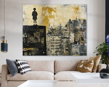 Kind Silhouet van Blikvanger Schilderijen