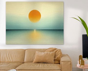Zonsopgang | Zonsondergang Reflectie van Modern Collection