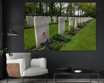 Oosterbeek Nederland Airborne Britse en Poolse begraafplaats van Richard Wareham